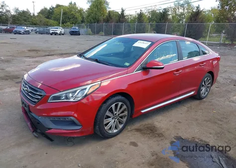 2017 Hyundai Sonata Sport из США, поврежденный, VIN 5NPE34AF1HH524439